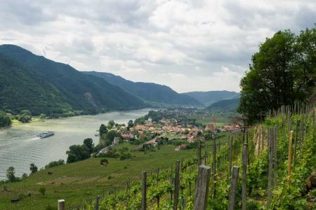 Wachau - Blick auf Weissenkirchen